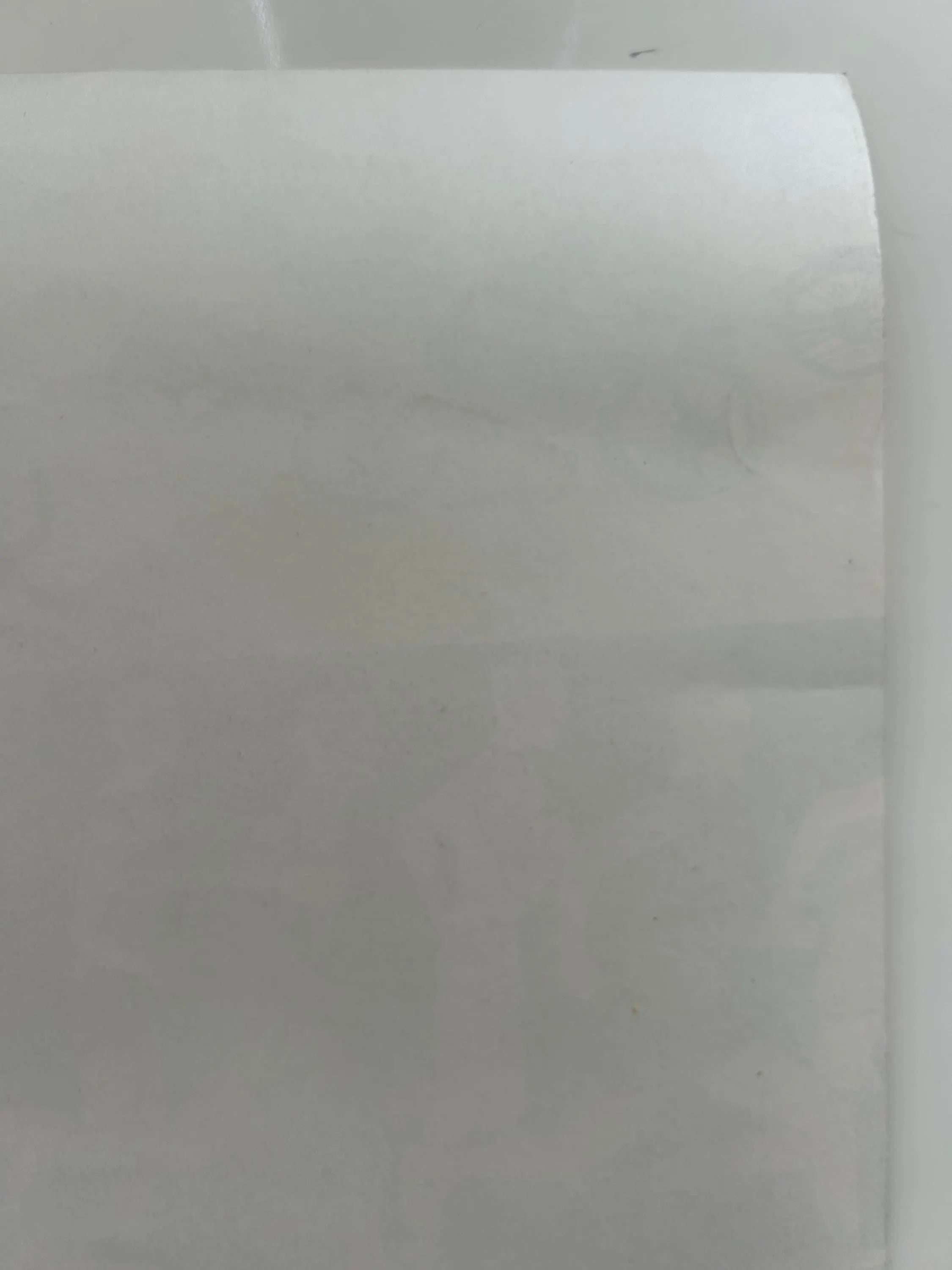 Sheet of white paper with a textured surface