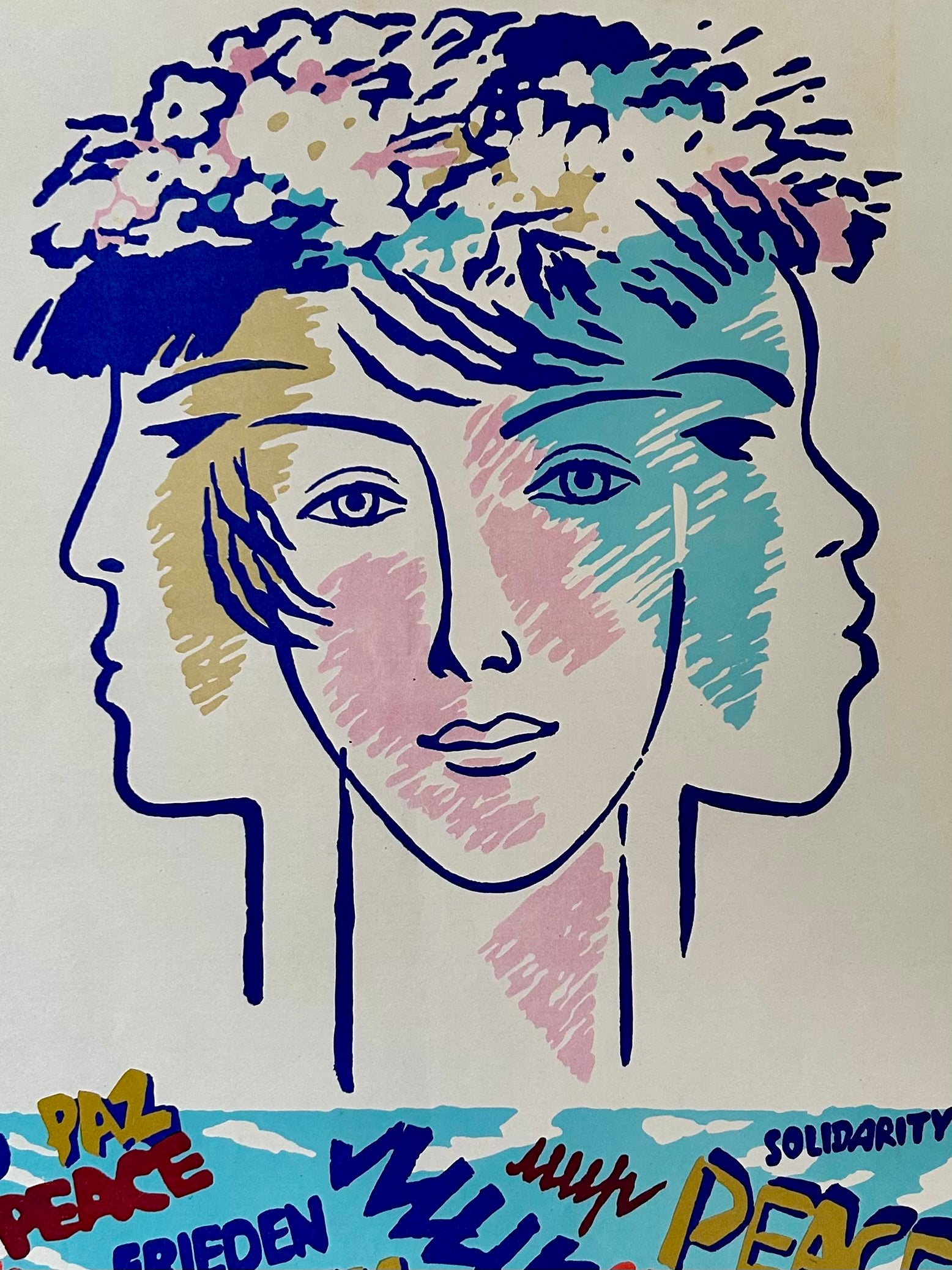 Original 1979 Soviet Poster -  March 8th - International Women's Day – Artist Olga Zaikova